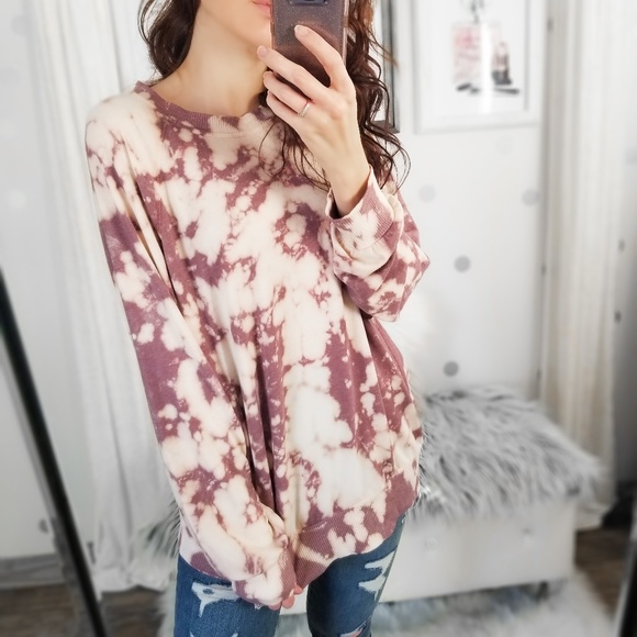 catlg Tops - Last1️⃣🆕Parfait Gorgeous Berry Tie Dye Soft Top